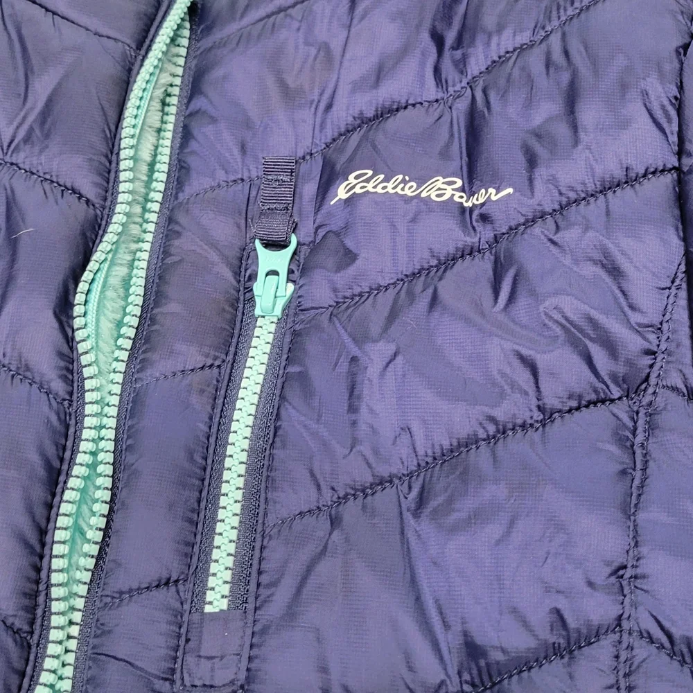 Eddie Bauer Aqua Faux Fur Jacket
